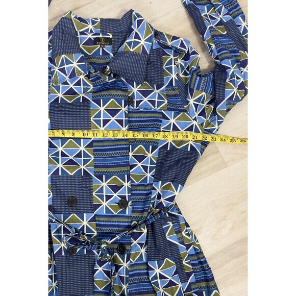 Diyanu African Print Long Sleeve Maxi Dress. Size 1X - Picture 3 of 7